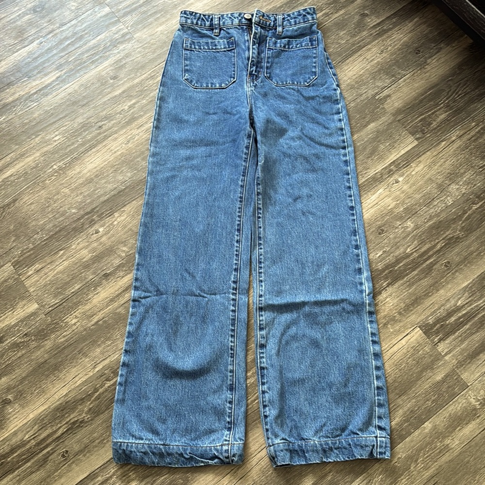 Sailor Jean Long - Ashley Blue. Size 24.